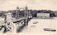 Seaview Pier Hotel from the pier 1906